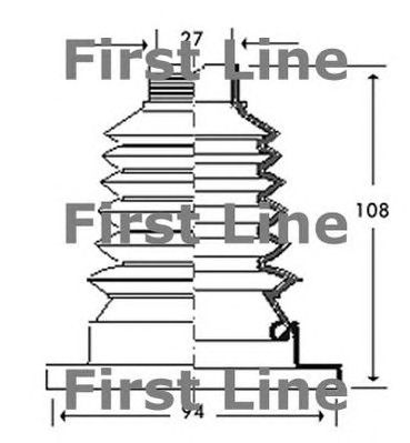 FIRST LINE fcb2788 -  Пыльник, приводной вал
